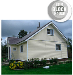 Block house slim siding